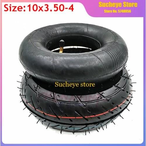 High Performance Scooter Mini Moto Accessory 10x350-4 Tube Tire 10x3.50-4 Inner Tube Outer Tyre Mini Moto 10 Inch Wheel Tyre