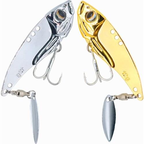 1Pcs 3.5G /7G /12G /18G Ice Fishing Vib Bait Swing Floating 3D Eye High Strength Hook Bait Artificial Fishing Tackle Hard Bait