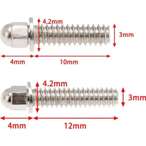 30 Pack of M3 Hex Nut with Round Bullet Cap Screws and Socket Screwdriver for 1.9/2.2" Wheel Remote Control Model Car Accs