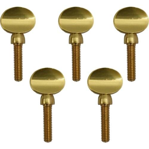 5Pcs Brass Sax Neck Tightening Screws Parts for Soprano Alto Tenor Saxophone Music Equipment Accessories Attachment
