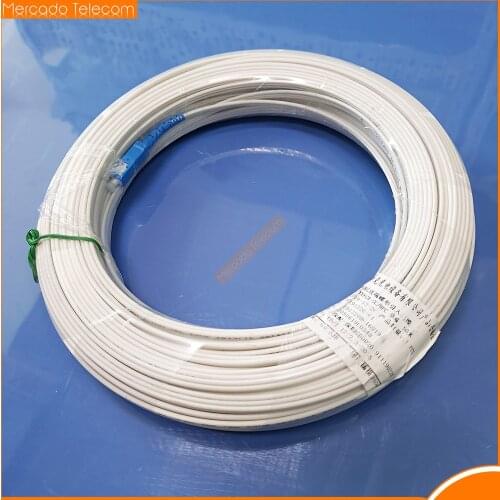 10m 20m 30m 50m SC UPC- SC UPC Armored Outdoor Drop Cable SM FTTH SC UPC Drop Patch Cable Singlemode Fiber Optic Jumper Cable