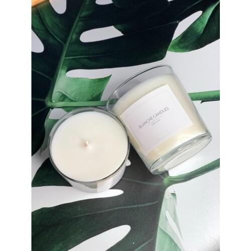 BELLA NO:2 S Candle with Vanilla Scent in Glass 150 gr 125 cc Soy Wax Aromatherapy Candle