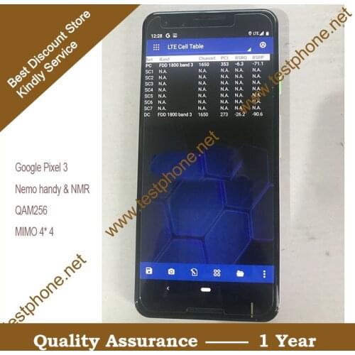 Free shipping DHL + Pixel 3 Nemo Handy , Support Band 42 4X4 mimo ,QAM256 , 5CA VOLTE .. Test
