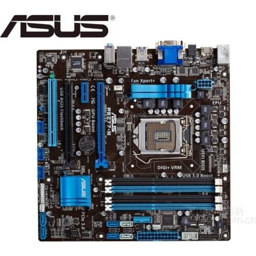 For ASUS P8Z77-M original motherboard for intel LGA 1155 DDR3 USB2.0 USB3.0 SATAIII 32GB Z77 used Desktop Motherboard mainboard