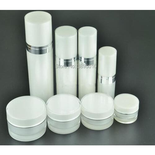 10g 15g 30g 50g acrylic Cream Jar Palace Empty Cosmetic Container Jar 15/30/60/100ml Lotion Vacuum Pump Bottle F945