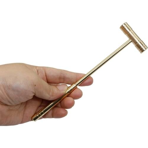 Solid Brass Round head hammer pocket Mini Knock for Watch Band Watch Strap Bracelet repair Multi-function installation tool