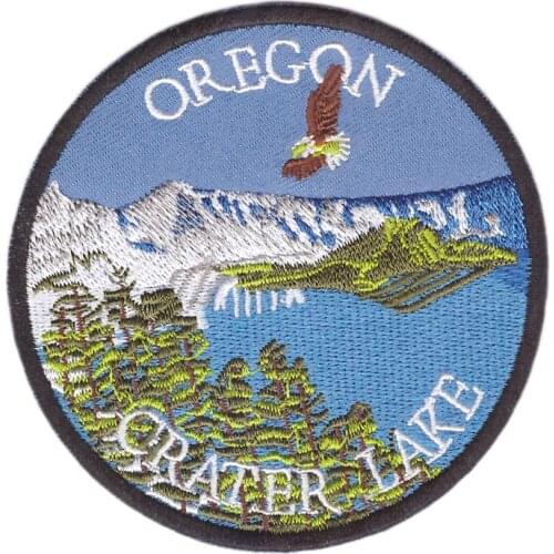 Gum Oregon crater lake state tourism national park souvenir gift with logo patch