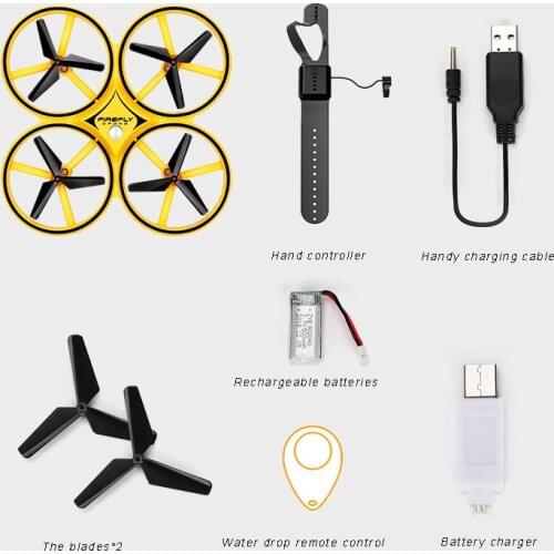 Upgrade mini drone RC drone Mini Quadcopter Induction Drone toy Smart Watch Remote Sensing Gesture UFO Somatosensory Noctilucent