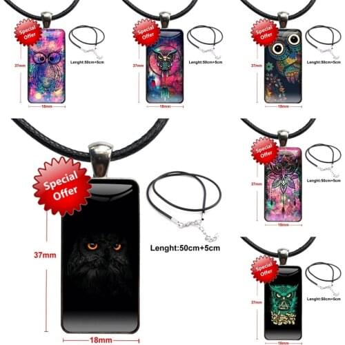Fashion Necklace Handmade Rectangle Shape Choker Necklace Jewelry Multi Designs Owl And Dream Catcher Splendid Places To Buy