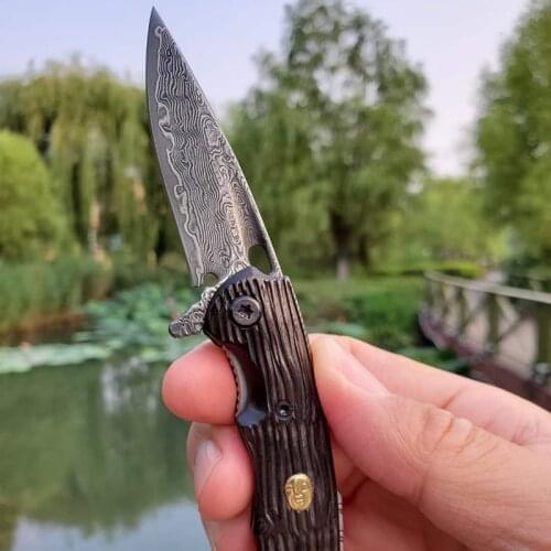 Camping knife, Fruit knife, 5pcs/lot,100% handmade, stylish damascus knife suitable for collection,XHS01