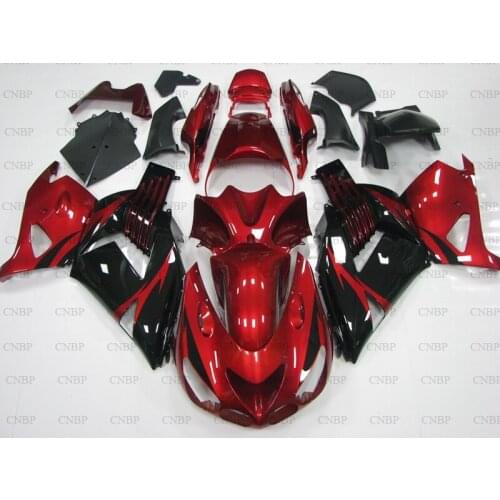 ZZR 1400 2006 - 2011 Fairings for Kawasaki Zx14r 06 07 Fairing Kits for Kawasaki Zx14r 2009 Red Black Fairing Kits