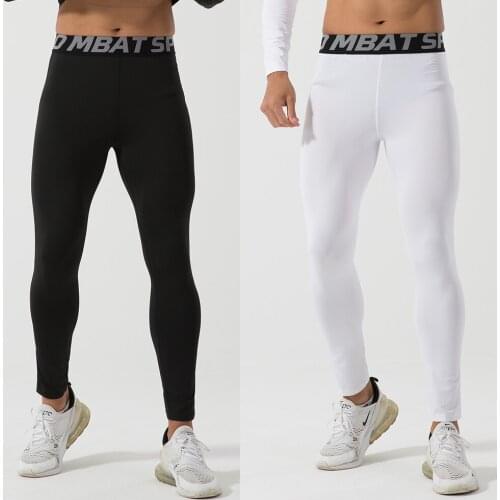 Autumn Compression Pants for Men Quick Drying Gym Sports Fitness Jogging Tracksuits Sport Tights Running Leggings