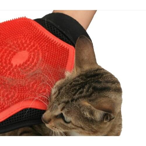 Pet Dog puppy cat bath gloves Breathable washing Cleaning bath Brush Comb Pet Dog Grooming Groom Glove dog Massage Shower gloves