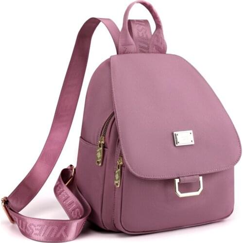 Nylon Fabric Daily Back Pack Female Mini Backpack for Women Teenager Girls Summer Small Backpack Anti-theft Casual Bagpack Lady
