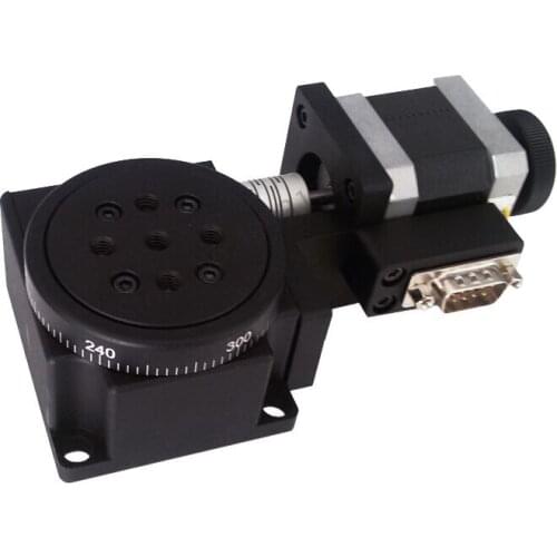 PX110-60 Electric Rotary Table 360 Degree Angle Adjuster Rotary Table Indexing Plate Angle Plate