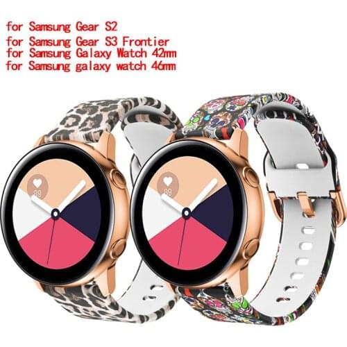 20mm/22mm silicone Strap for Samsung Galaxy Observatory Sport band bracelet for huawei watch GT2/2E Smart Watch band accessories