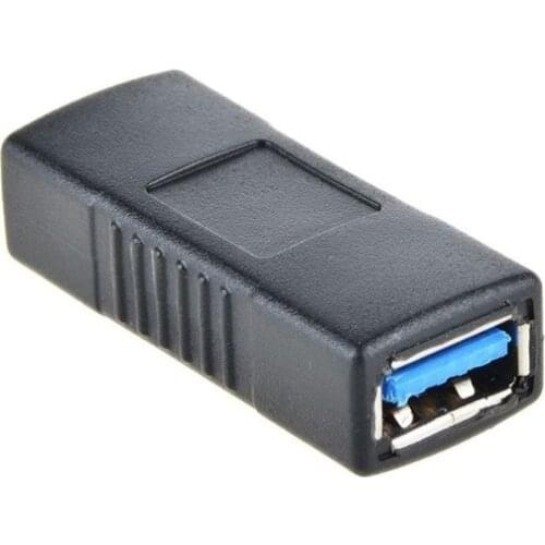 Super Speed USB 3.0 Type A Female To Female Connector Converter USB Adapter Mother To Female Adapter for Laptop Computer Cables