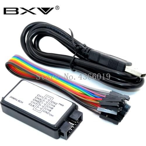 USB Logic SCM 24MHz 8 Channel 24M/seconds Logic Analyzer Debugger for ARM FPGA Logic Analyzer Logic 24M 8CH
