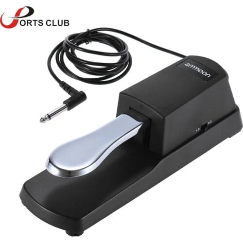 High quality ammoon Piano Keyboard Sustain Damper Pedal for Casio Yamaha Roland Electric Piano Electronic Organ