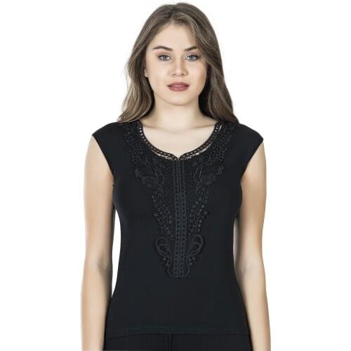 Sea Bullet Wide Strap Laced Women Undershirt 154, 154