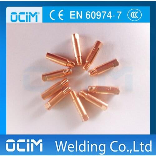 1000PCS Contact Tip Mig Mag Torch Consumables M6*25*0.9mm For MB 15AK torch