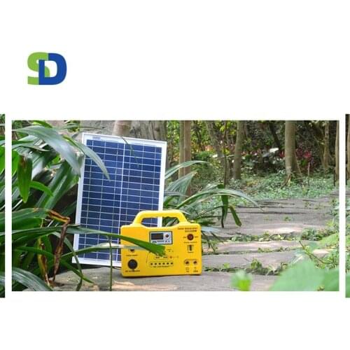 2020 Fashion DC 12V 20W home lamp light camping solar power energy generator kits battery system for emergency