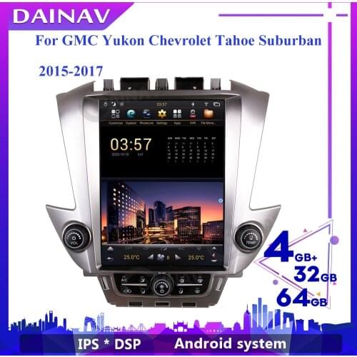 Android 2din Car radio Multimedia Player For GMC Yukon Chevrolet Tahoe Suburban 2015 - 2017 GPS Stereo Head Unit