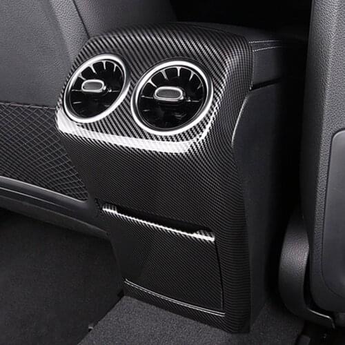 For Mercedes A classe w177 AMG A180 200 220 Rear Armrest Box Air Outlet Trim Cover exhaust vent strip trims Interior accessories