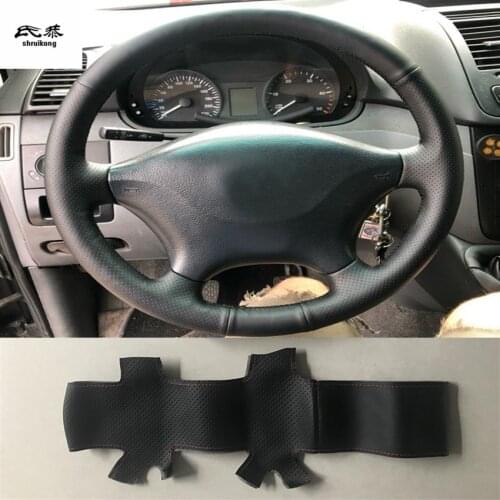 Sew-on Microfiber leather car steering wheel cover Car accessories For Mercedes Benz W639 Viano 2006-2011 Vito 2010-2015