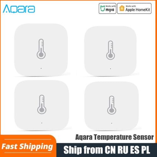 Original Aqara Temperature Sensor Smart Air Pressure Humidity Environment Sensor Smart Control Zigbee Connection for Mihome App