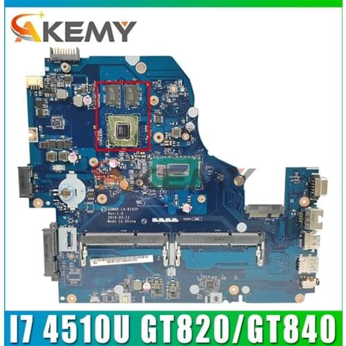 For ACER E1-572 V3-572G E5-531 E5-571G laptop motherboard LA-B162P LA-B991P mlc11.004 CPU I7 4510U GPU GT820/GT840 Mainboard
