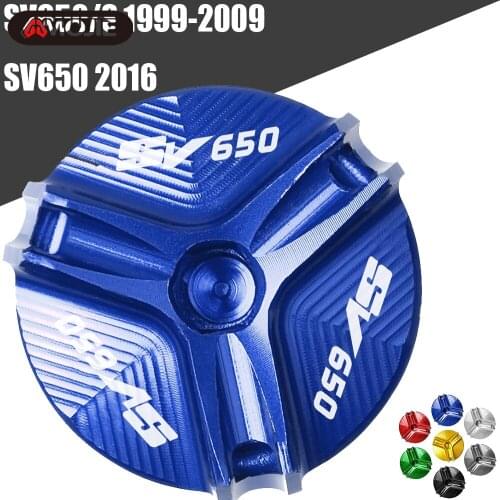 For Suzuki SV650 SV 650 SV650S 1999 2000 2001 2002 2003 2004 2005 2006 2007 2008 2009 CNC Engine Oil Cap Bolt Screw filler cover