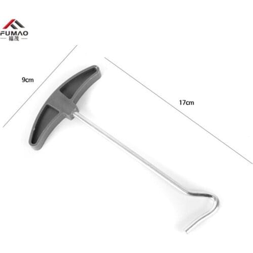 FUMAO Wholesale Steel Tent Peg Remover Nail Puller Multi Camping Tool Pry Crow Bar Outdoor Camping Kits Tent Accessories