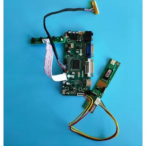 HDMI+DVI+VGA kit for B154EW04 V9/B154EW04 V.B/B154EW04 VB panel 1280X800 30pin M.NT68676 Controller Board 15.4" LCD Audio