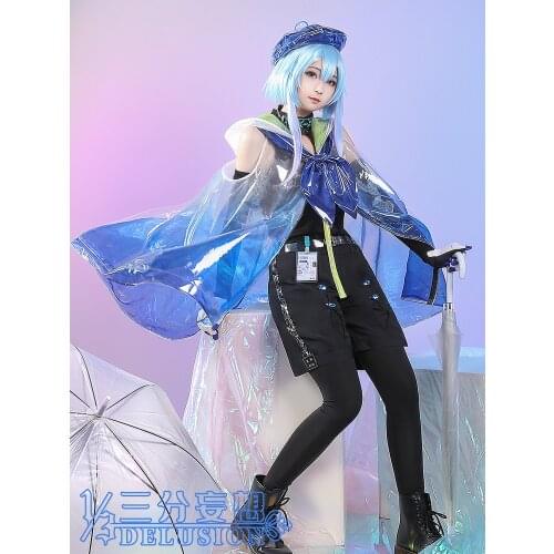 Anime Game Arknights Mizuki Specialist Dress Battle Daily Party Outfit Cosplay Costume Halloween Women Free Shipping 2021 New