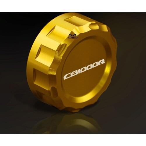 Cylinder Reservoir Cover CNC Aluminum Rear Brake Fluid Reservoir Cap Cover For Honda CB1000R CBR 1000 RR 2011 2012 2013 2014