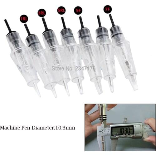 Mixed sale 50pcs CHARMANT micro Needle Permanent Makeup Machine Needles Digital Device For Tattoo Needles 1/3/5/RL/5M/7M sizes