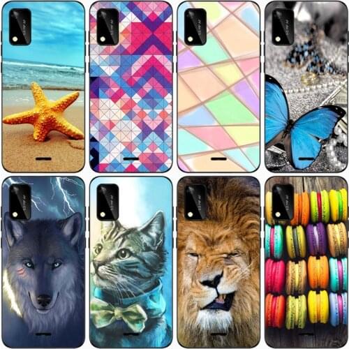 Fashion Soft silicone TPU Back Cover For BQ 5745L CLEVER Phone Funda Case For BQ 5745L Clever Cute Cartoon Case