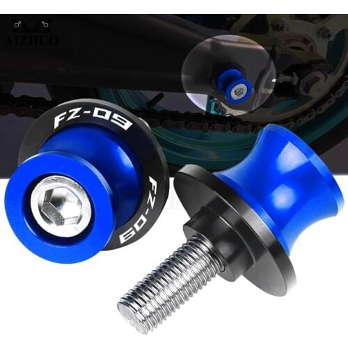 MT-09 6MM Stand Screws FOR YAMAHA MT09 FZ-09 FJ09 FJ-09 2013-2021 2020 CNC Aluminum Motorcycle Swingarm Slider Spools FZ09 LOGO