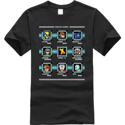 Mega Man Zero Arcade Game Men T-Shirt Faddish Videogame Funny New Tee Shirt for Boy 100% Cotton Camisas Hombre Clothing