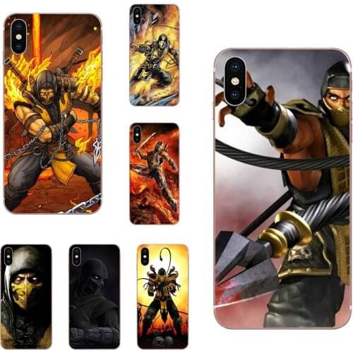 Mortal Kombat Scorpion Pact For Samsung GalaxyNote10Lite Note9 Note8 Note5 Note4 Note3 M60s M40 M30 M30S M20 M10 M10S Soft Cover