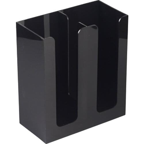 Kitchen Office Organizer Cup Holder Dispenser Stand Storage Rack Shelves Bar Upright Coffee Shop Home 2 Compartment Portable