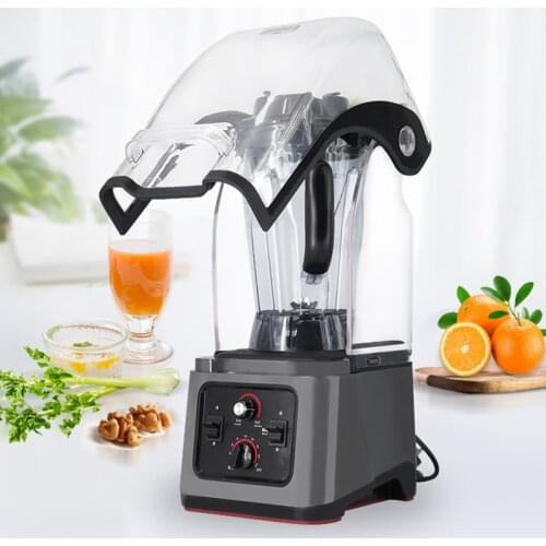Commercial Blender Multifunctional Food Processer 2200W Semi-automatic High Speed Juicer Soy Milk Ice Crusher G1810011