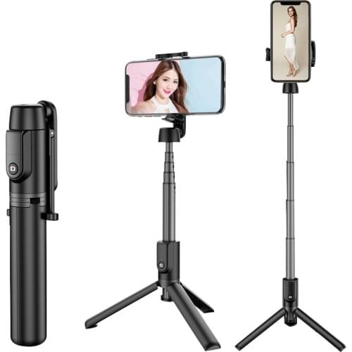 Selfie Stick Mini Portable Bluetooth Wireless Stable Tripod Foldable Monopods Self-Timer Rod Phone Stabilizer Watch Movies