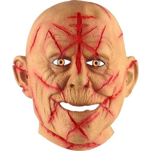 Halloween Scary Clown Mask Masquerade Props Cosplay Party Costume Decoration Huanted House Decoration Adult Latex Mask