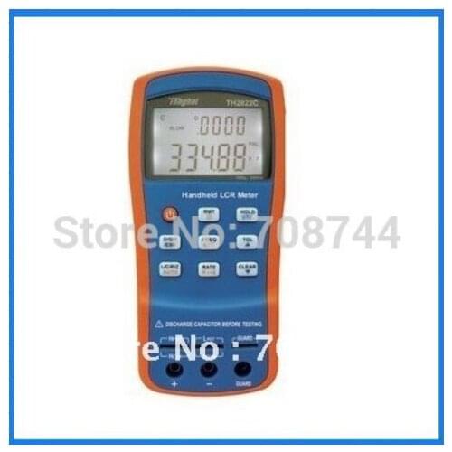TH-2822C Handheld LCR Meter Inductance Capacitance Resistance LCR QZD ESR DEG Tester 100KHz USB TH2822C