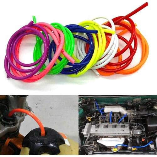 5 Colors 1m Fuel Hose with 4.7 mm Inner Diameter Fuel Gas Oil Tube For Suzuki Yamaha Motorcycle Dirt Pit Bike ATV Quad Buggy