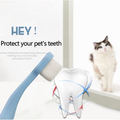 Pet Products Super Soft Pet Soft toothbrushTeddy Dog Brush Bad Breath Tartar Teeth Tool Oral Cleaning Products For Cats And Dogs