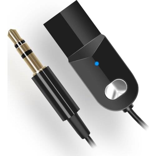 USB Bluetooth Car Receiver 5.0 Adapter 3.5mm Jack Audio Receiver Handsfree Phone Call AUX Music Receiver for Speaker