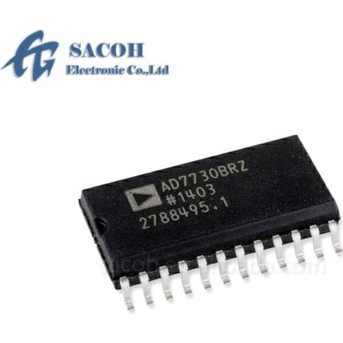 1PCS New OriginaI AD7730BRZ AD7730BR or AD7730BRUZ or AD7730BNZ AD7730LBRZ AD7730LBRUZ AD7730 SOP-24 Bridge Transducer ADC